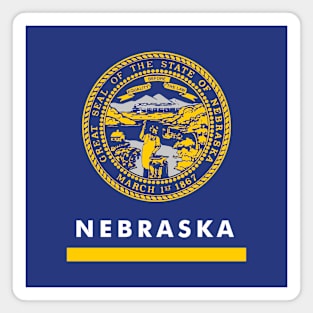 Nebraska State Flag Magnet